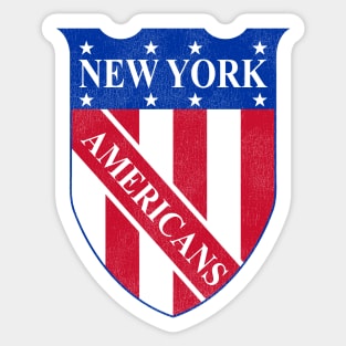 Defunct New York Americans Hockey Team Sticker